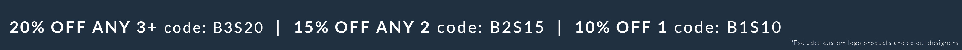 Graduation Sale, save up to 20% on your order.